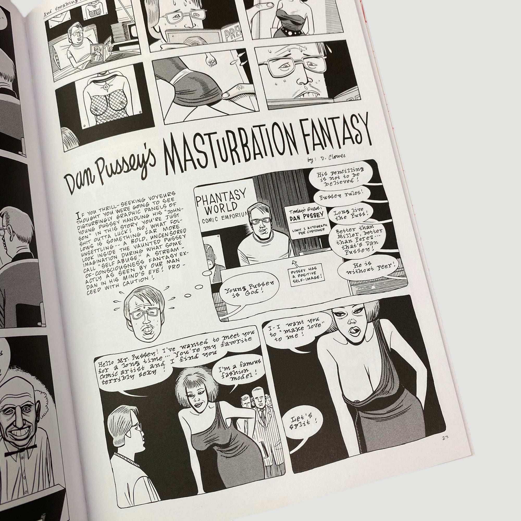 2006 Daniel Clowes 'Pussey!'