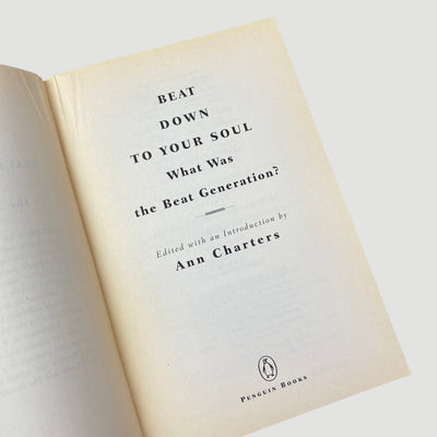 2001 Ann Charters 'Beat Down to Your Soul'