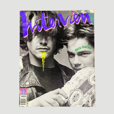 1993 Interview Magazine River Phoenix/Keanu Reeves Issue
