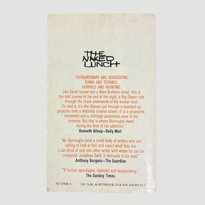 1969 William Burroughs ‘The Naked Lunch’
