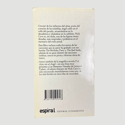 1990 Nick Cave King Ink Lyric & Prose Book