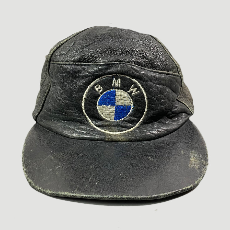 80's BMW Leather Snapback Cap