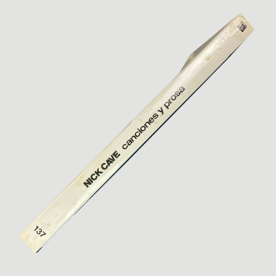 1990 Nick Cave King Ink Lyric & Prose Book