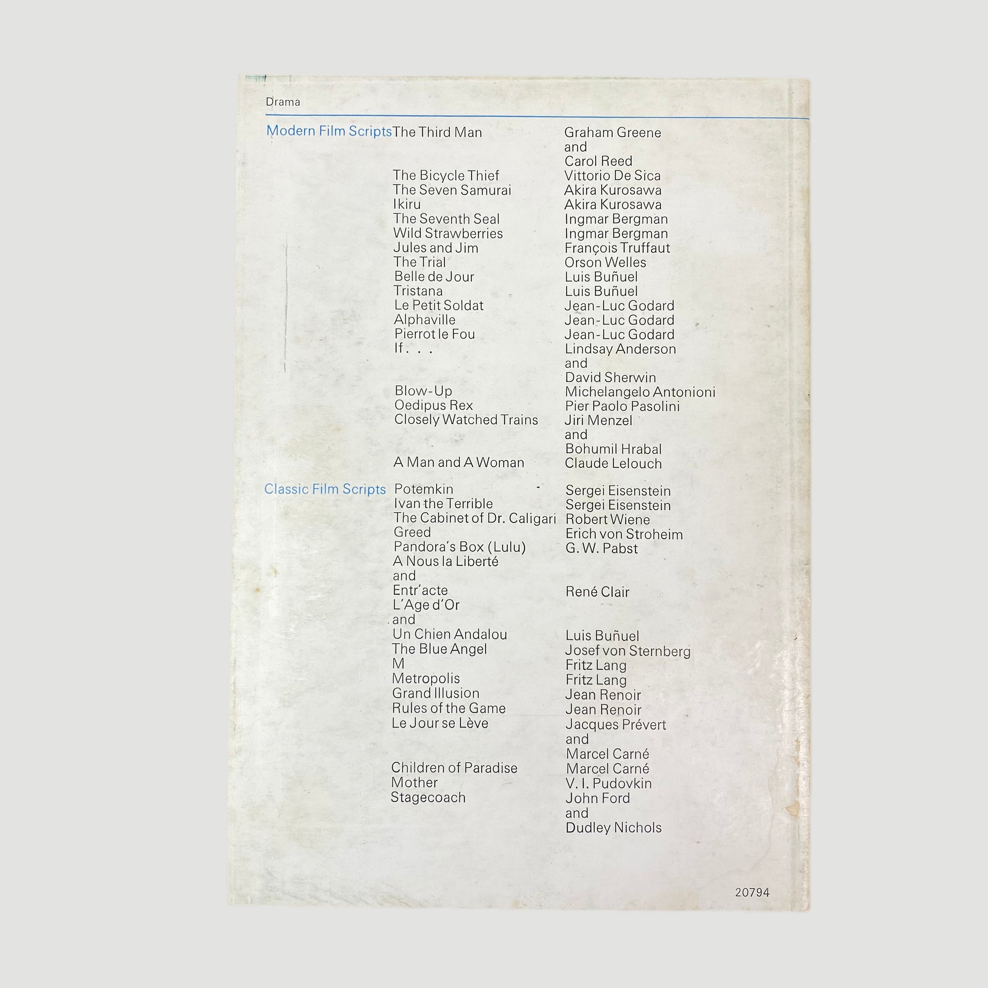 1971 Michelangelo Antonioni 'Blow-Up'