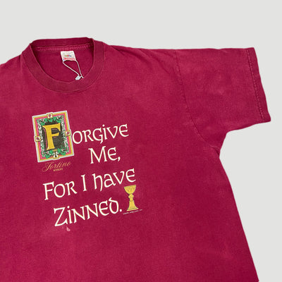 Mid 90's 'Forgive Me, For I Have Zinned' T-Shirt