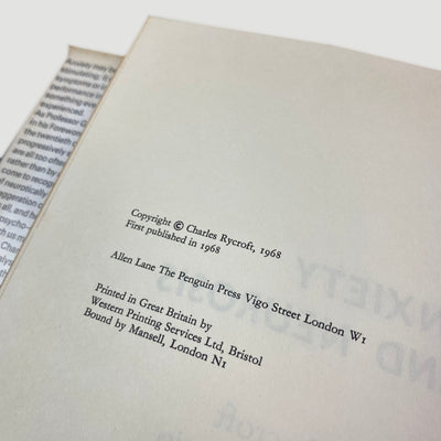 1968 Charles Rycroft 'Anxiety and Neurosis'