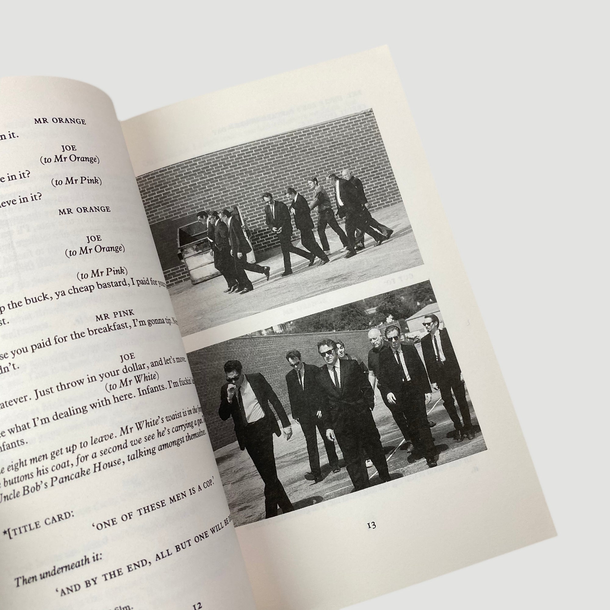 Mid/Late 90's Tarantino Screenplay Faber Collection