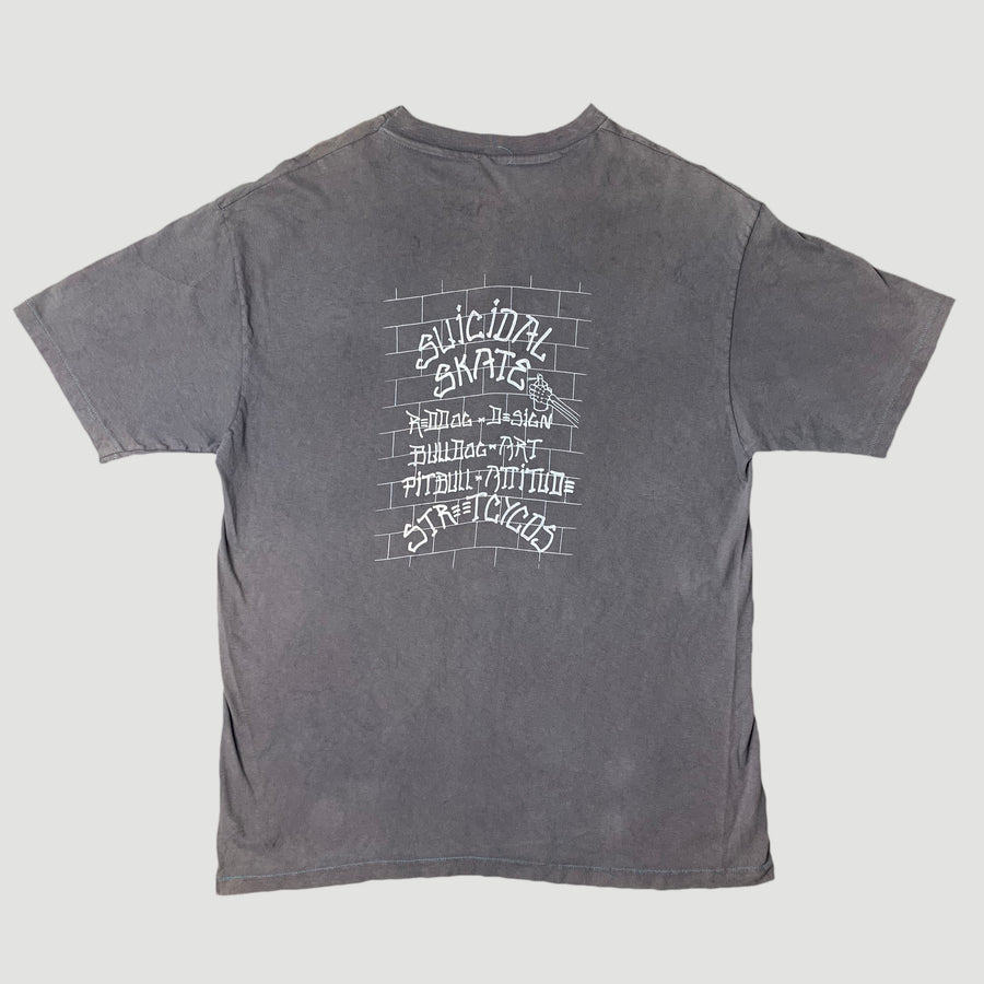 Mid 90's Suicidal Skates Logo T-Shirt