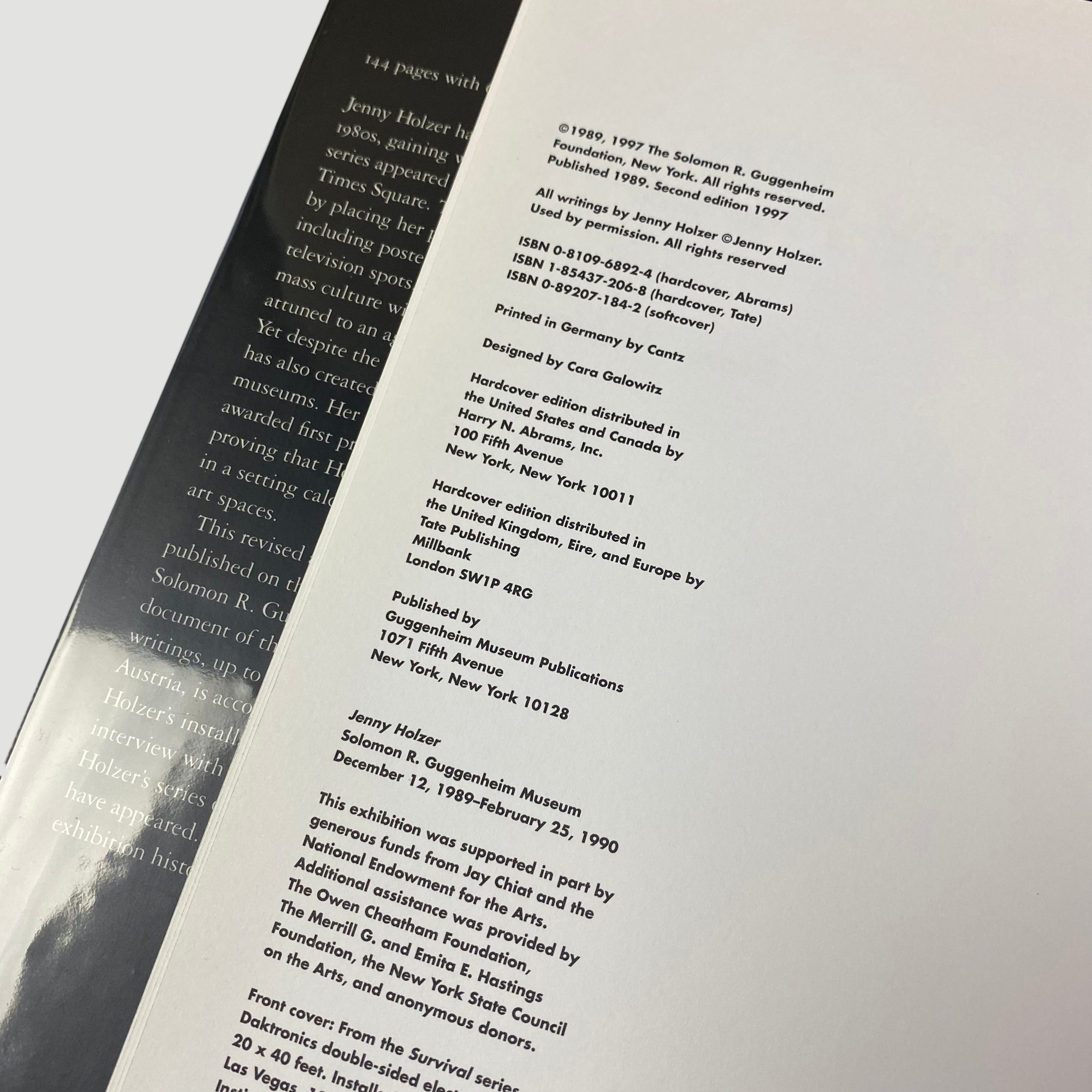 1997 Jenny Holzer by Diane Waldman for Guggenheim Museum