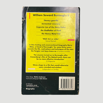 1993 Barry Miles 'William Burroughs: El Hombre Invisible'