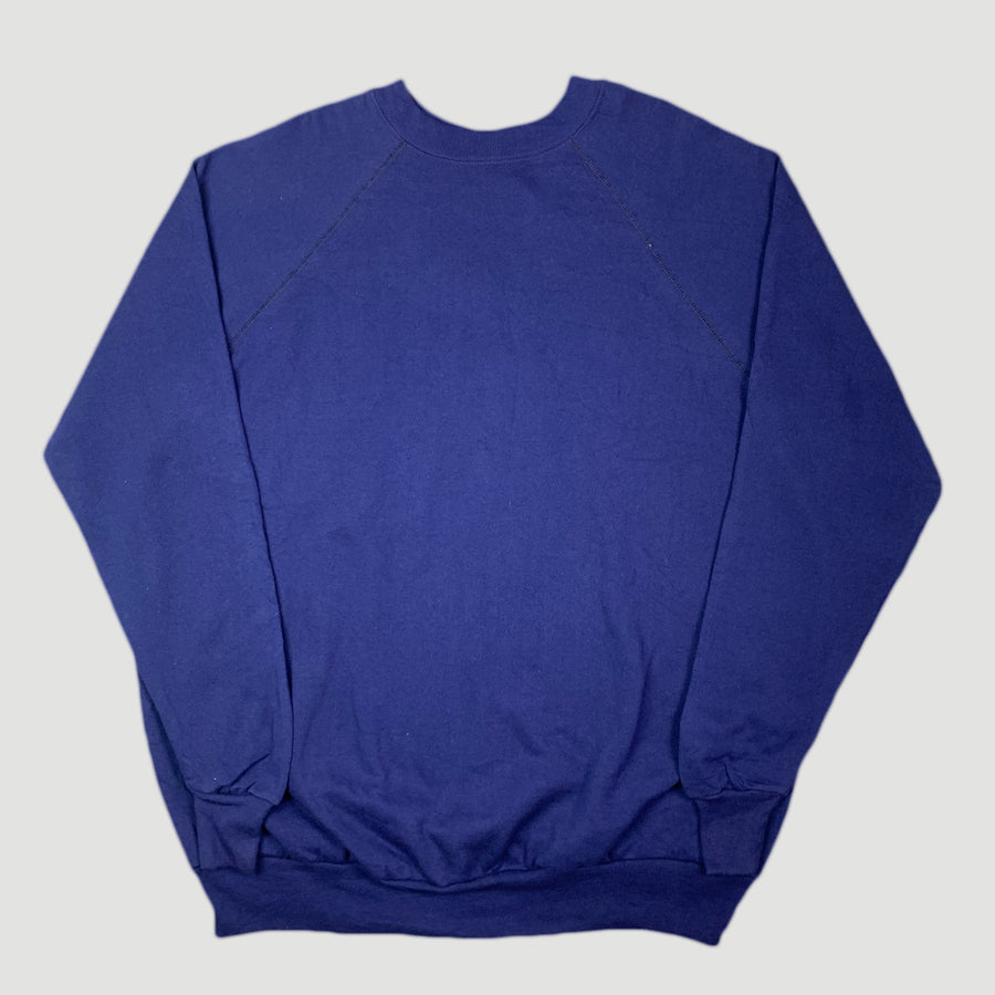 90's Basic Navy Made In USA Sweatshirt