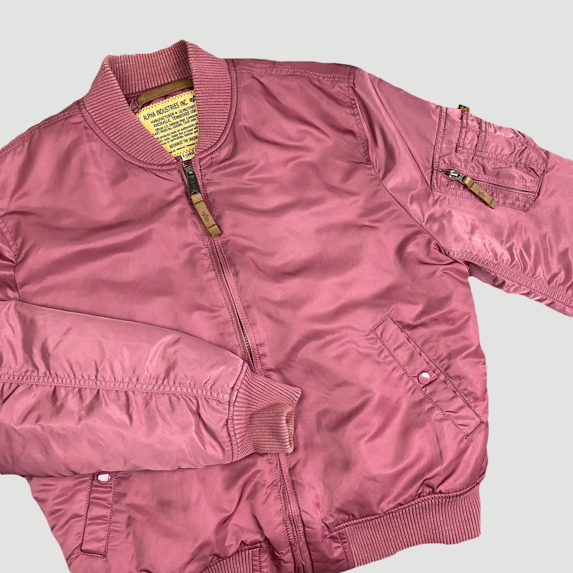 90's Alpha Industries MA1 Reversible Bomber Jacket