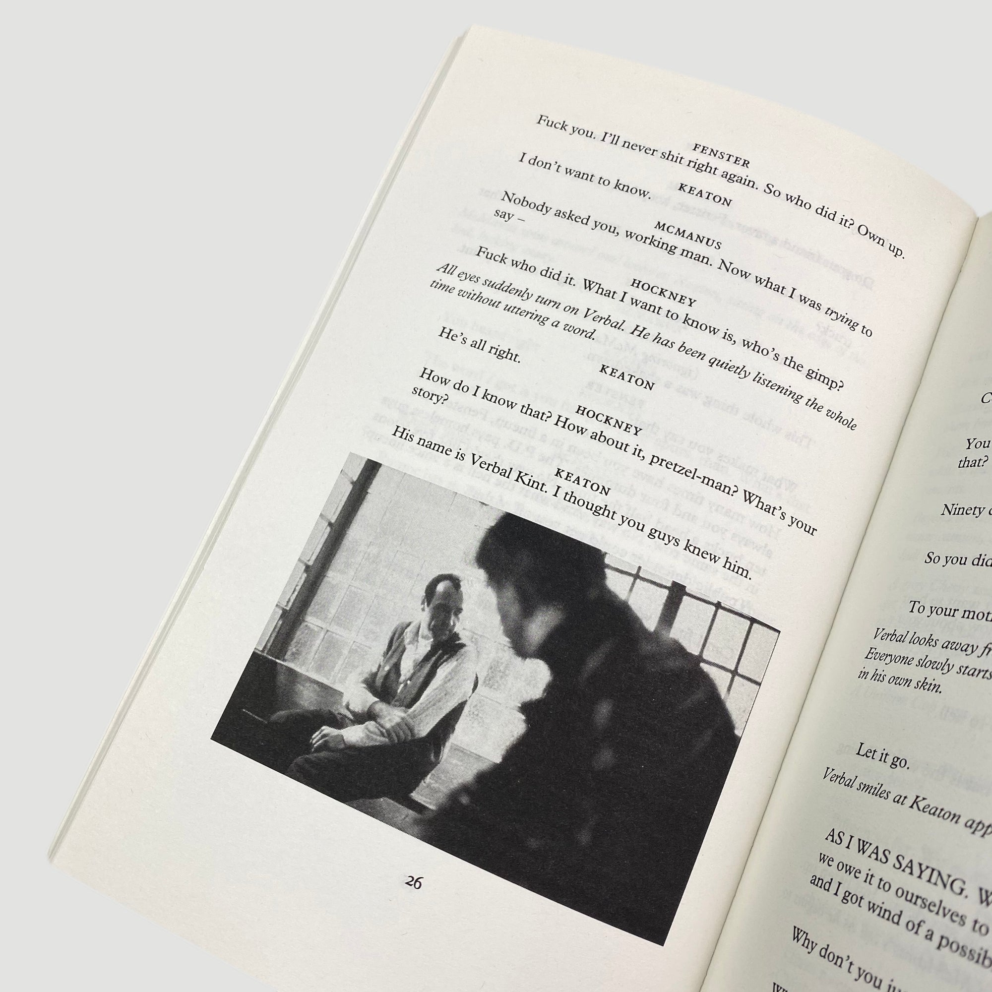 1996 Christopher McQuarrie 'The Usual Suspects' Screenplay