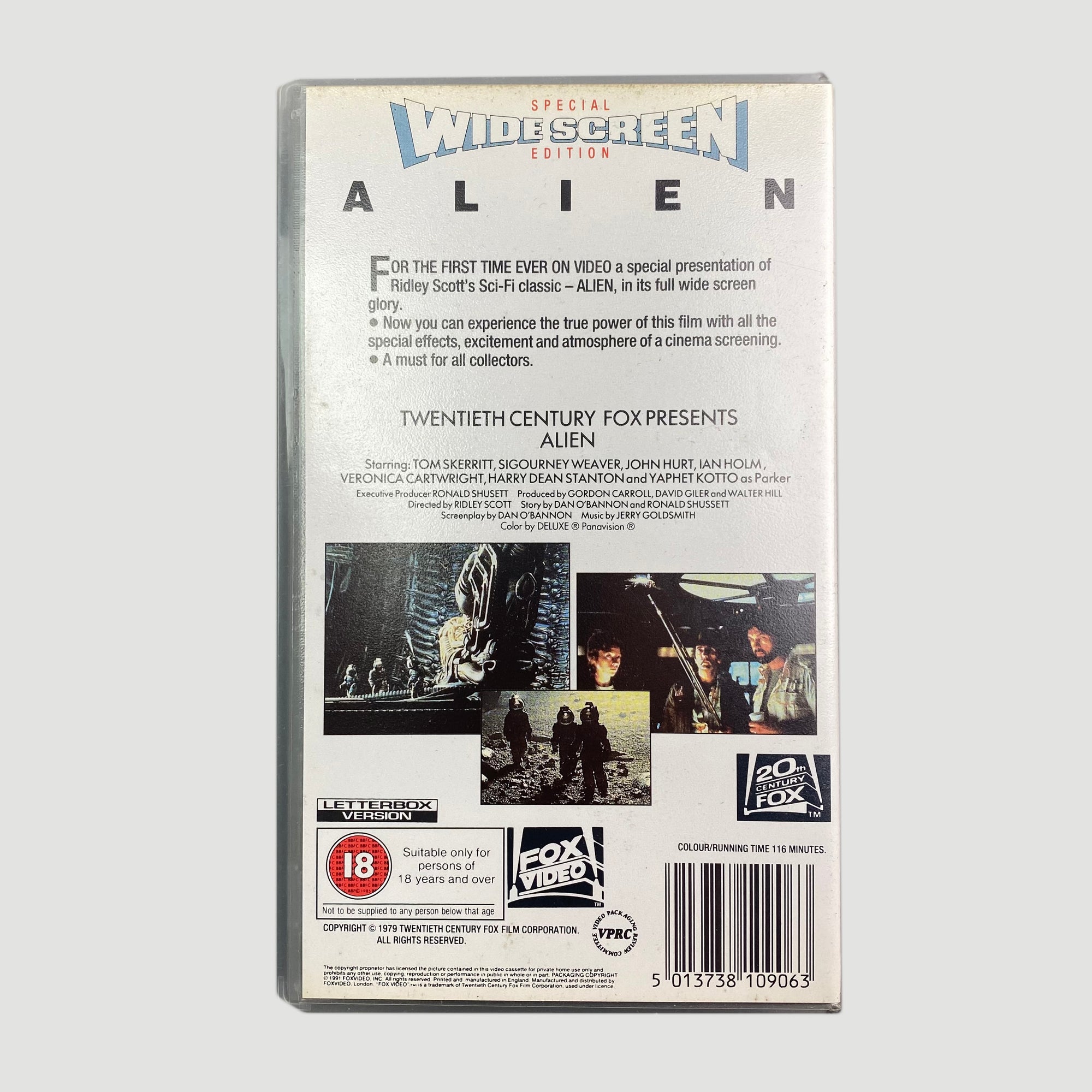 1994 Alien (Widescreen) Sealed Tape VHS