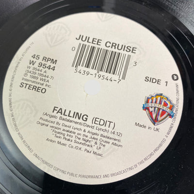 1990 Twin Peaks Julee Cruise (Theme from Twin Peaks) Falling 7" w/Sticker