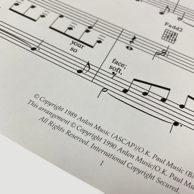 1990 Twin Peaks 'Falling' Sheet Music