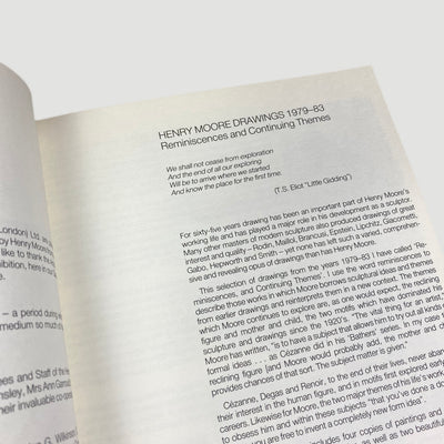 1984 Henry Moore Drawing 1979-83