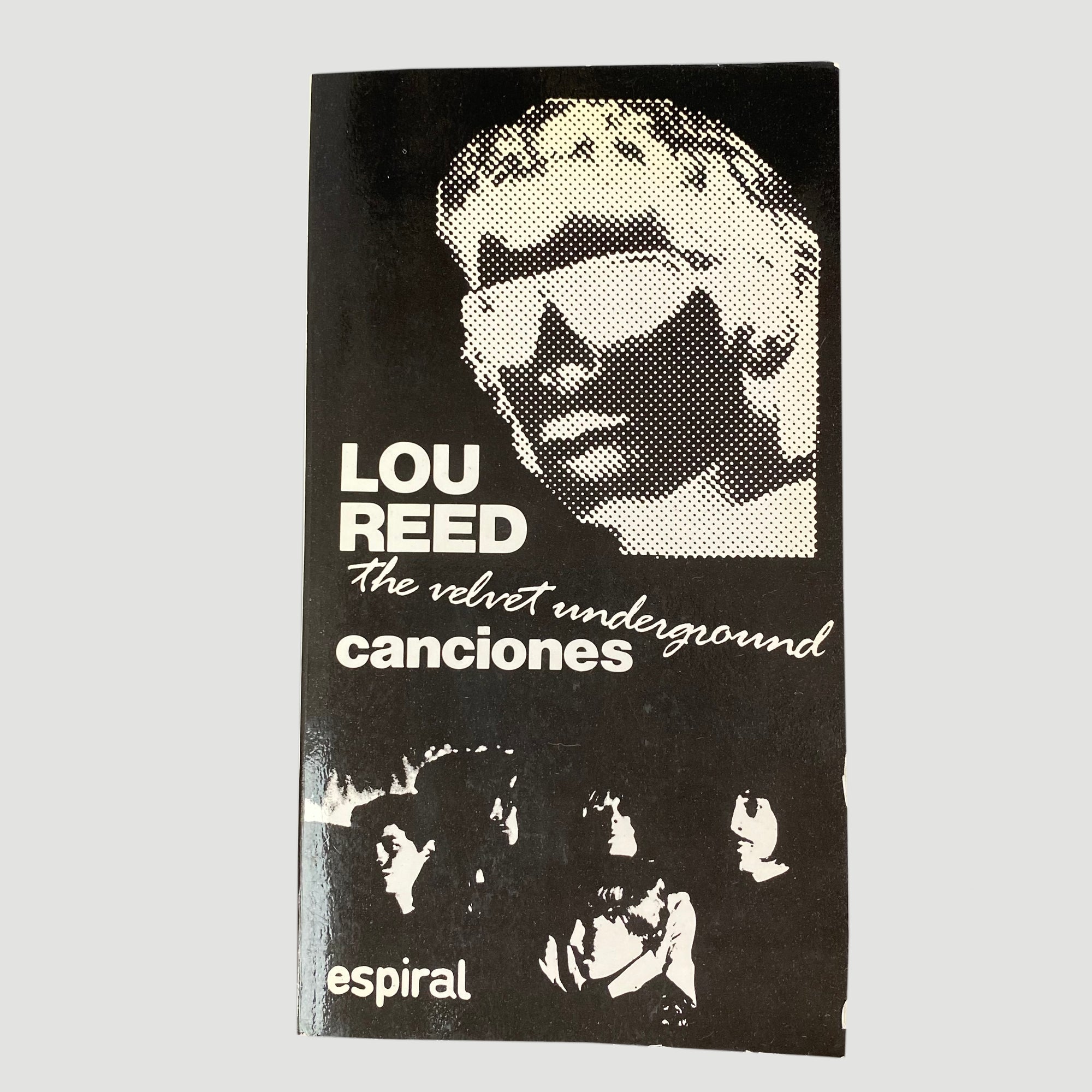 1988 'Lou Reed & The Velvet Underground Canciones' Book