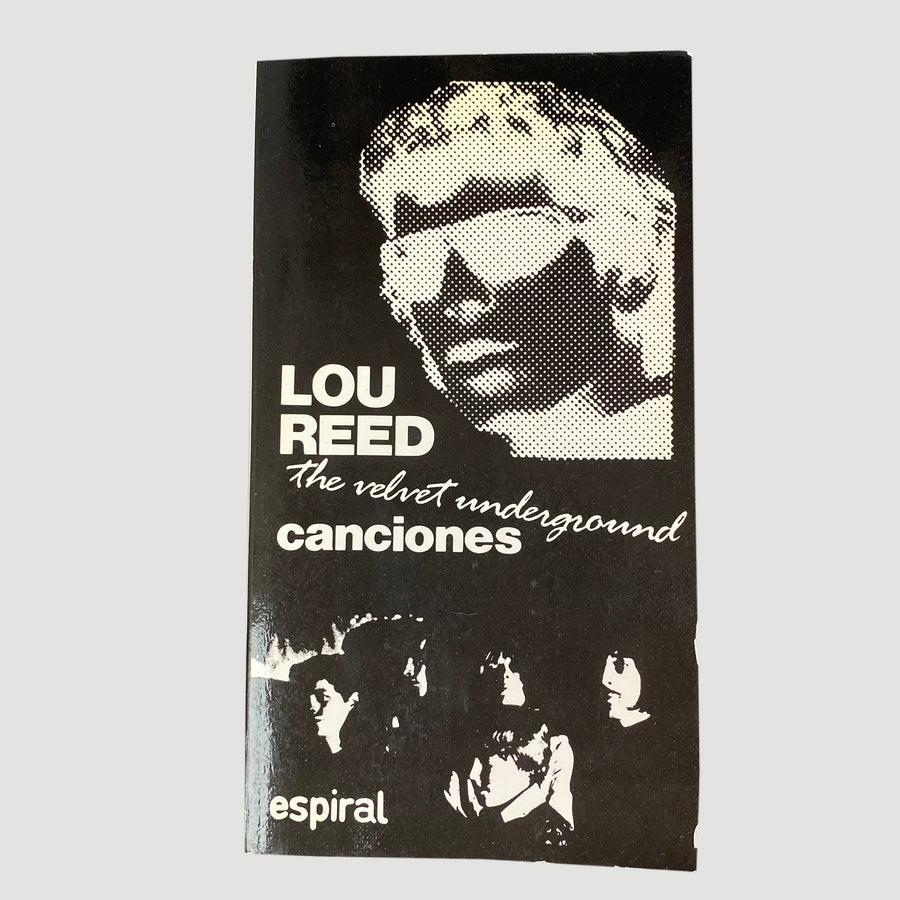 1988 'Lou Reed & The Velvet Underground Canciones' Book