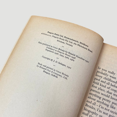 1962 J.D. Salinger ‘The Catcher in the Rye’