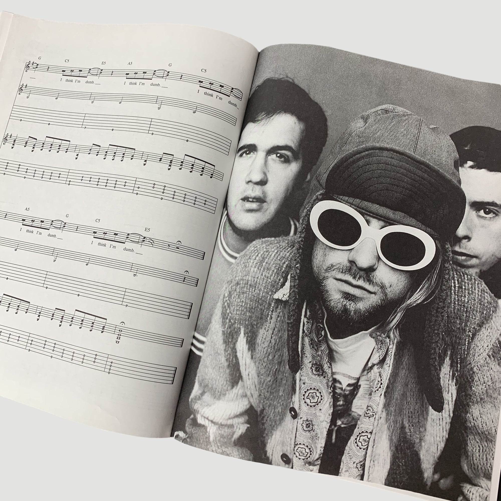 1993 Nirvana 'In Utero' Guitar Tab Book