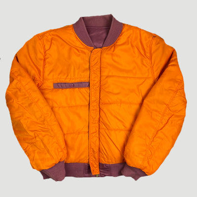 90's Alpha Industries MA1 Reversible Bomber Jacket