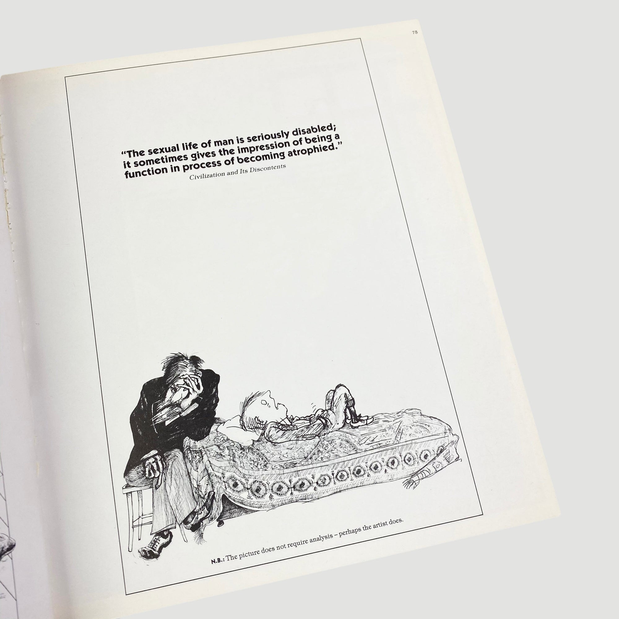 1982 Ralph Steadman 'Sigmund Freud'