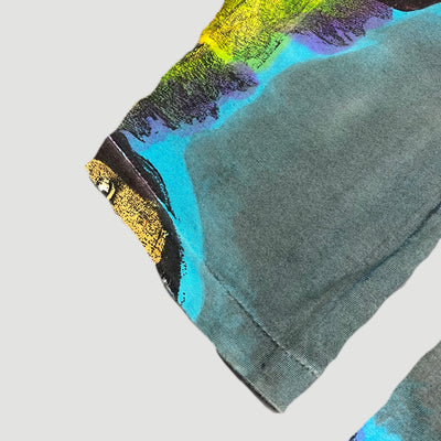 90's 'Mona Lisa' All Over Print Hoodie