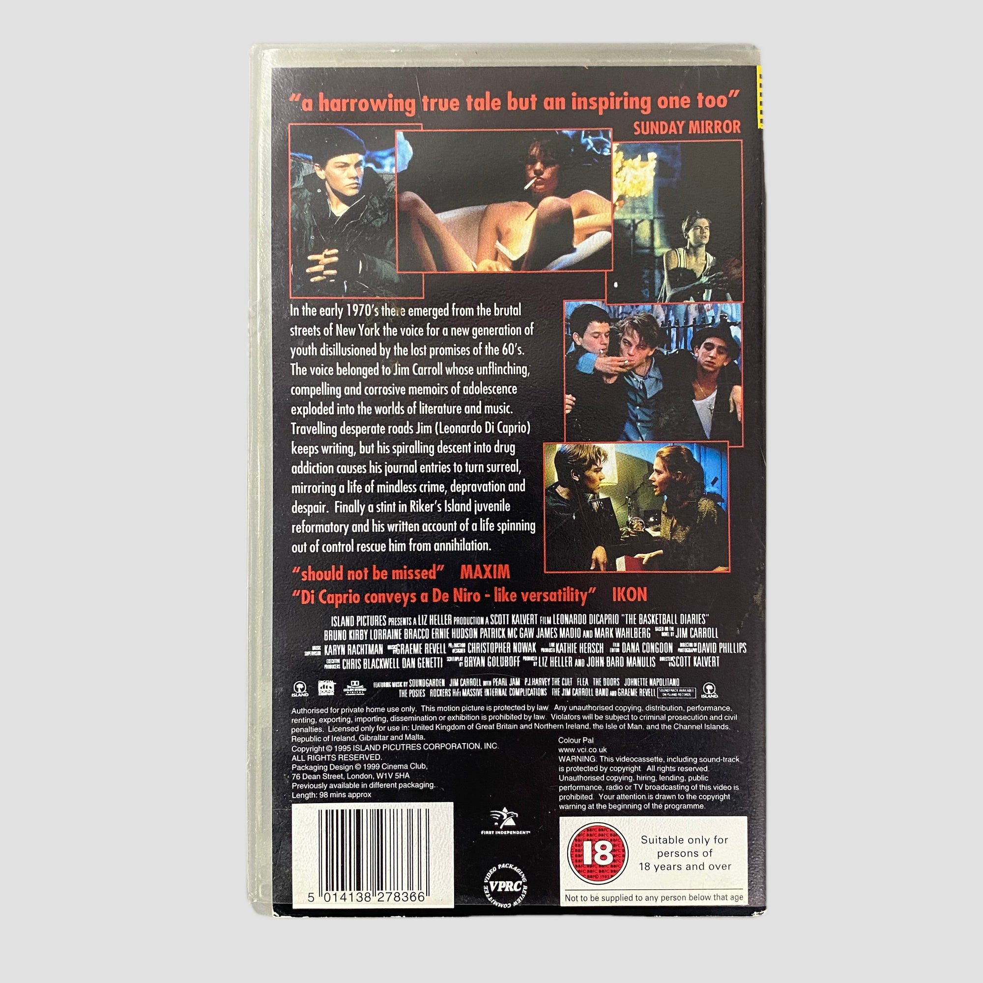 1995 Basketball Diaries VHS