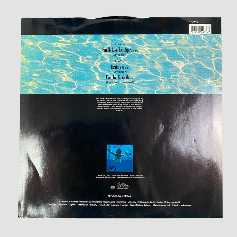 1991 Nirvana 'Smells Like Teen Spirit' UK 12" Single