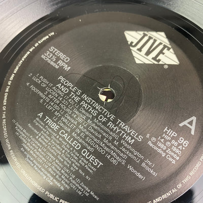 1990 A Tribe Called Quest 'People's Instinctive Travels And The Paths Of Rhythm' LP