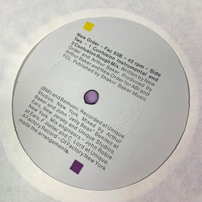 1983 New Order ‘Confusion’ 12"