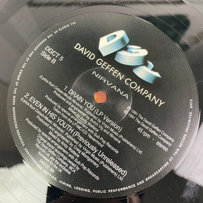 1991 Nirvana 'Smells Like Teen Spirit' UK 12" Single