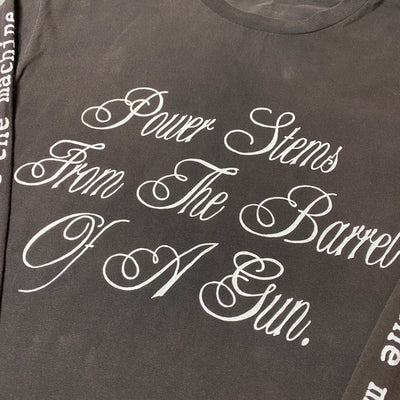 Mid 90's Rage Against The Machine 'Power Stems...' Long Sleeve T-Shirt