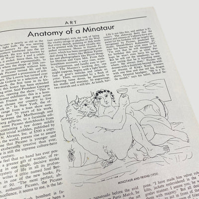 1971 TIME Magazine Picasso: Artist Of The Century Issue