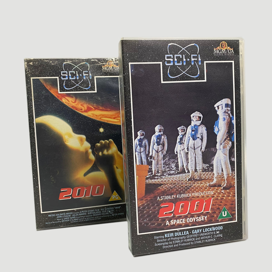 1989 '2001: A Space Odyssey' & '2010: The Year We Make Contact' VHS Double Pack