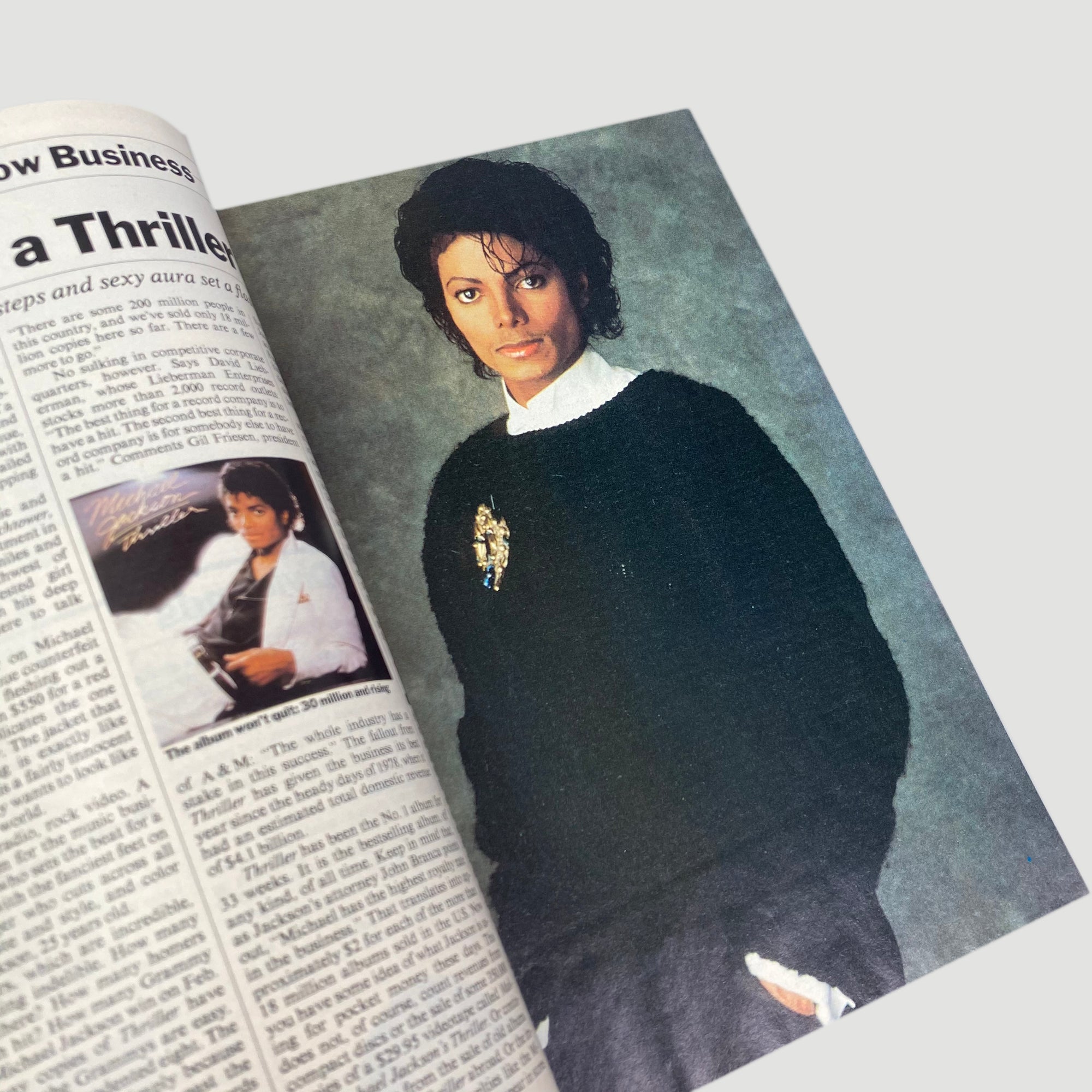 1984 TIME Magazine Michael Jackson/Andy Warhol Issue