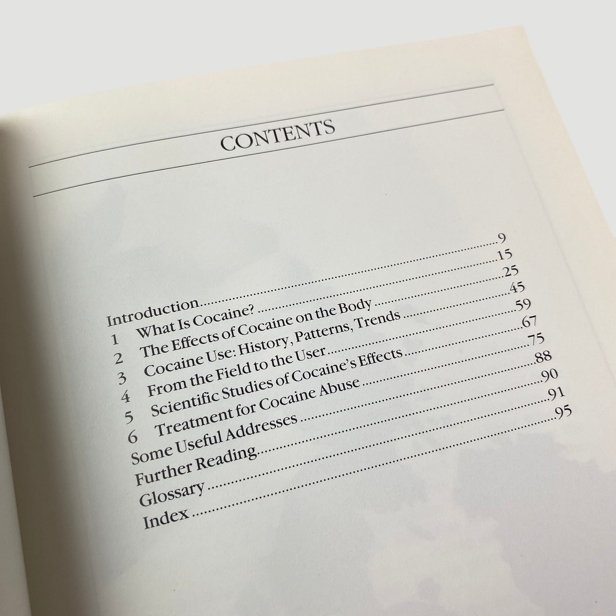 1989 ‘Cocaine - A New Epidemic'