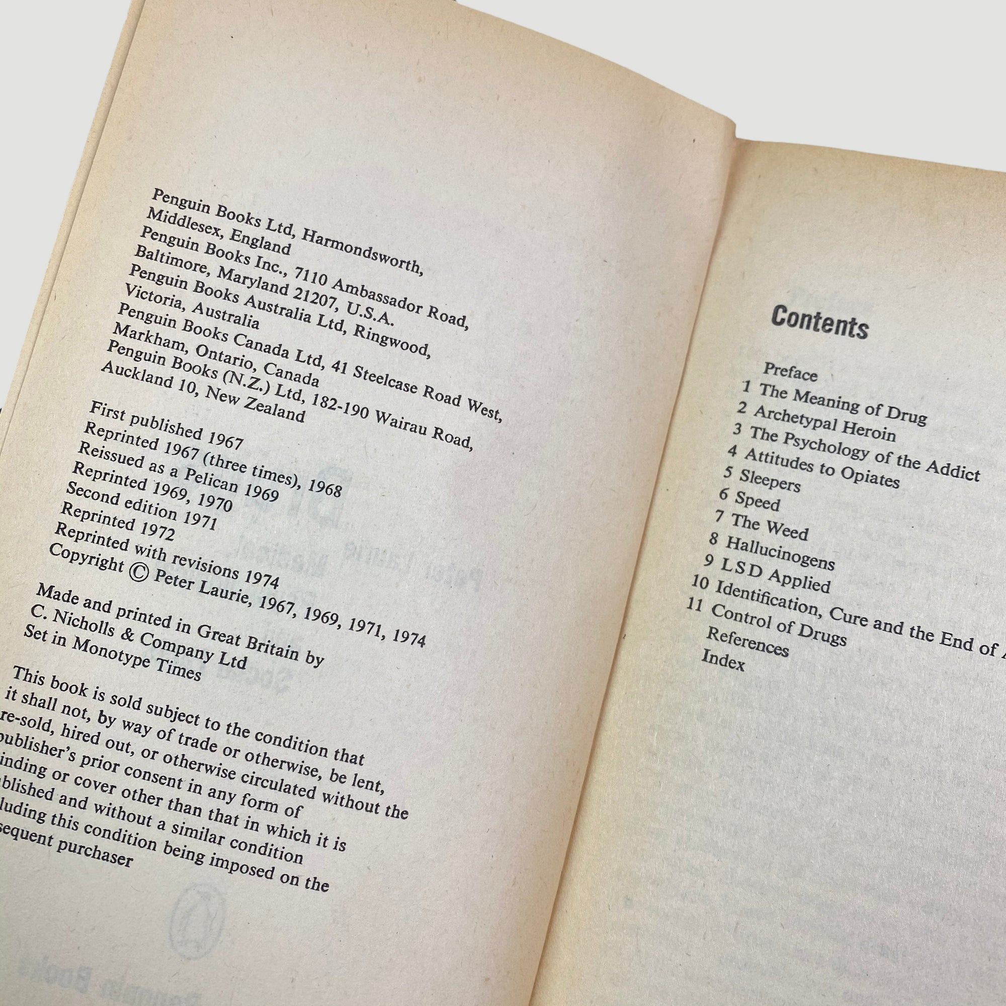 1978 Peter Laurie 'Drugs'