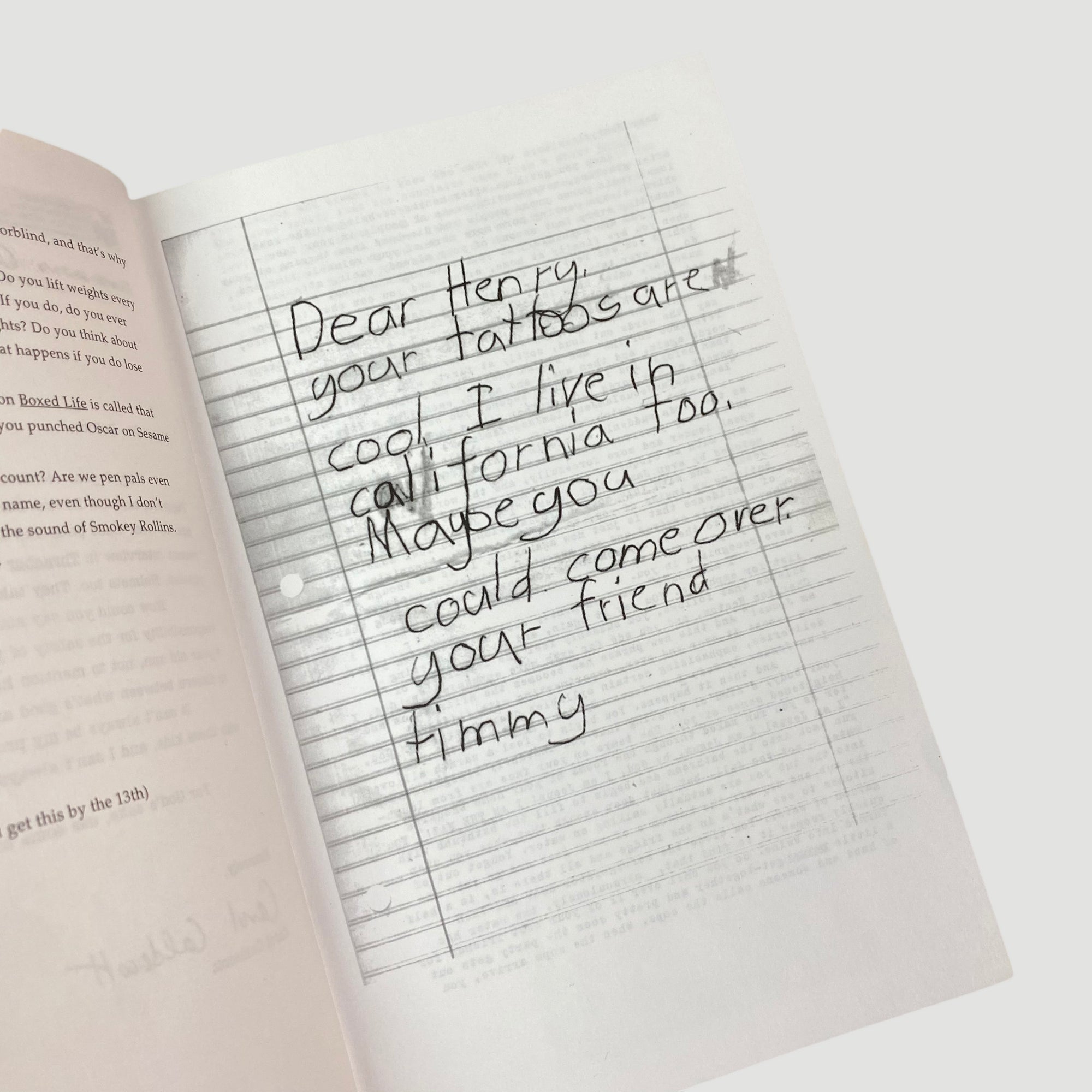 1995 R.K. Overton 'Letters to Rollins'