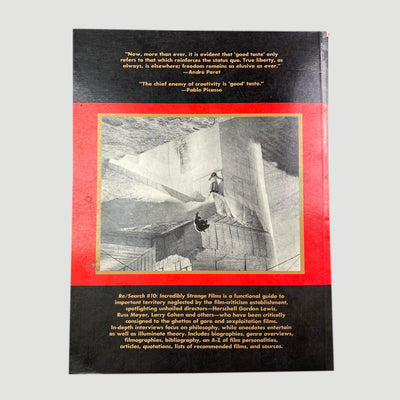 1988 RE/Search No. 10: Incredibly Strange Films