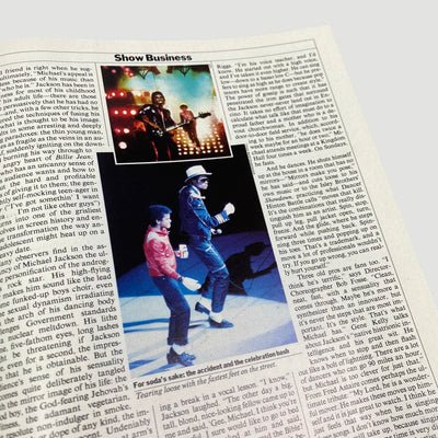 1984 TIME Magazine Michael Jackson/Andy Warhol Issue