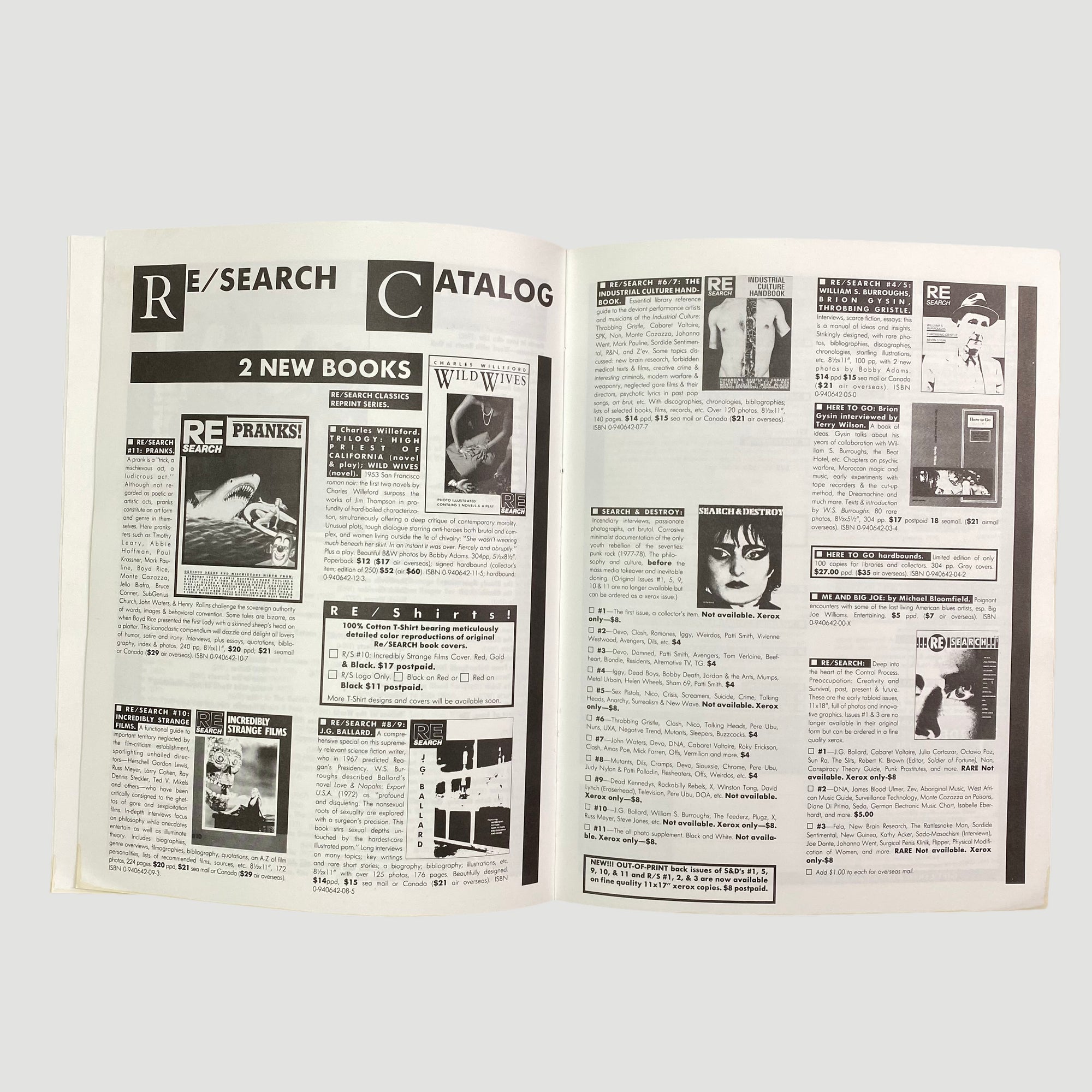 1988 RE/Search No. 10: Incredibly Strange Films