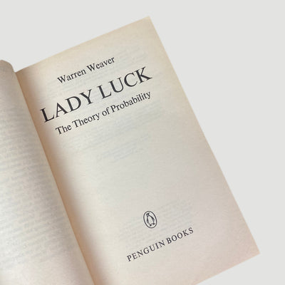 1977 Warren Weaver 'Lady Luck: The Theory of Probability'
