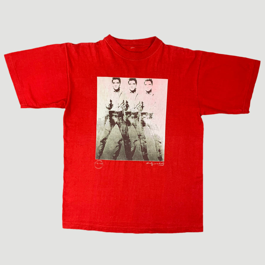 Mid 90's Andy Warhol Foundation 'Triple Elvis' T-Shirt