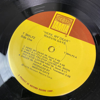 1978 Marvin Gaye 'Here, My Dear' Gatefold 2LP