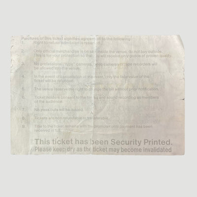 1994 Pavement Gig Ticket