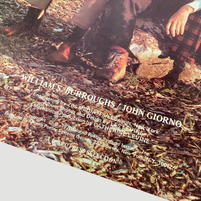 1975 William Burroughs & John Giorno Gatefold 2xLP