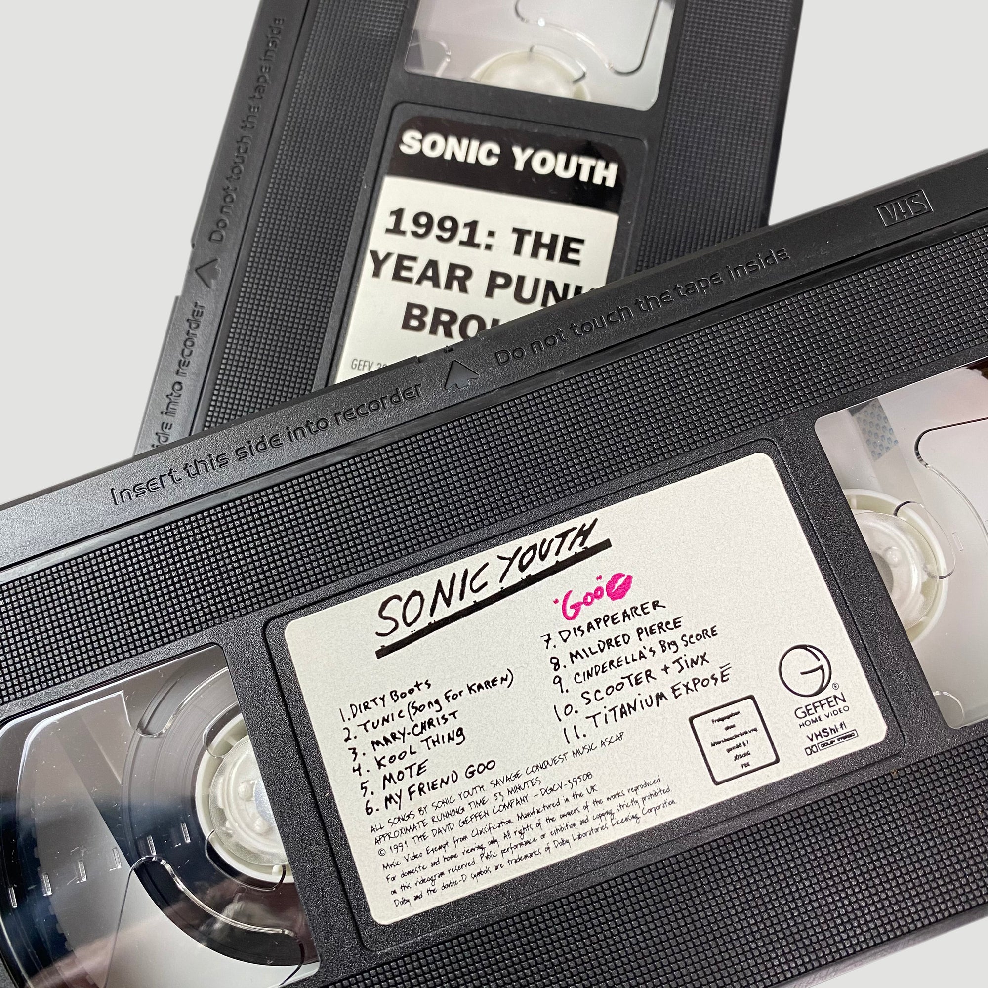 1991 Sonic Youth VHS Double Pack