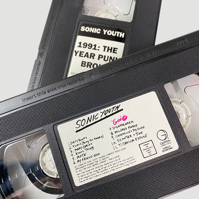 1991 Sonic Youth VHS Double Pack